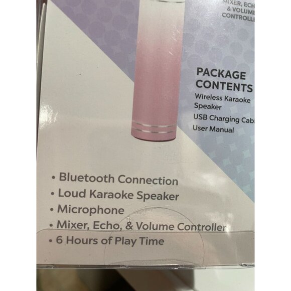 Vivitar Bluetooth Wireless Karaoke Speaker With Microphone & Rechargeable Batter - Picture 5 of 5